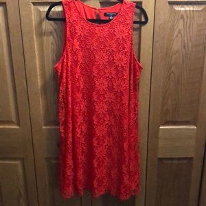 Sleeveless Size 16 Red Dress